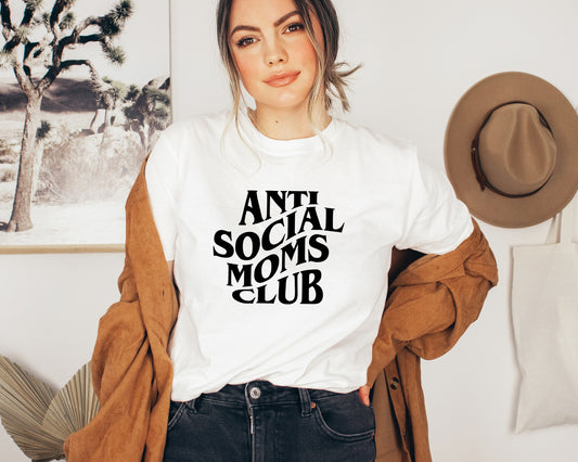 Anti Social Moms Club Cotton Tee